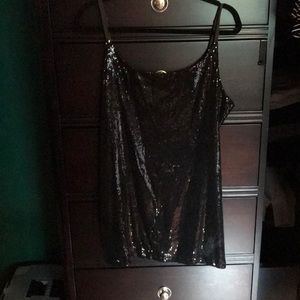 💫Fabulous black sequence tank top🖤
